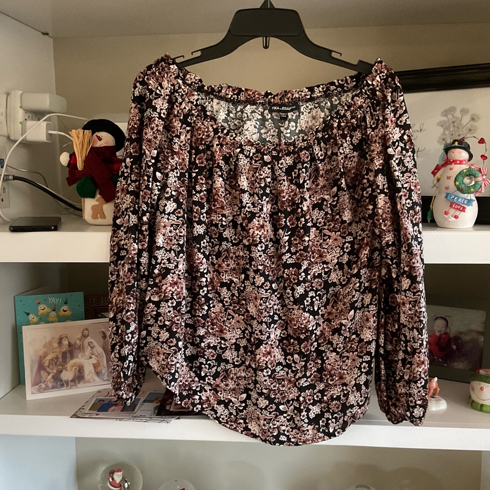 Fika the Brand for Dry Goods floral blouse sz L